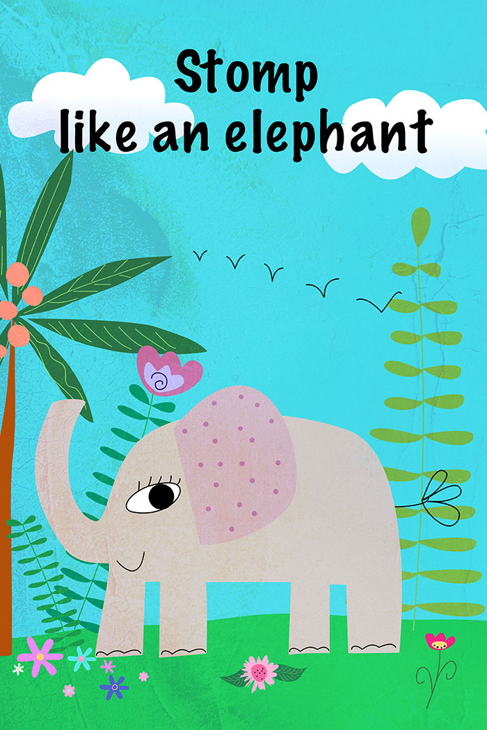elephant card