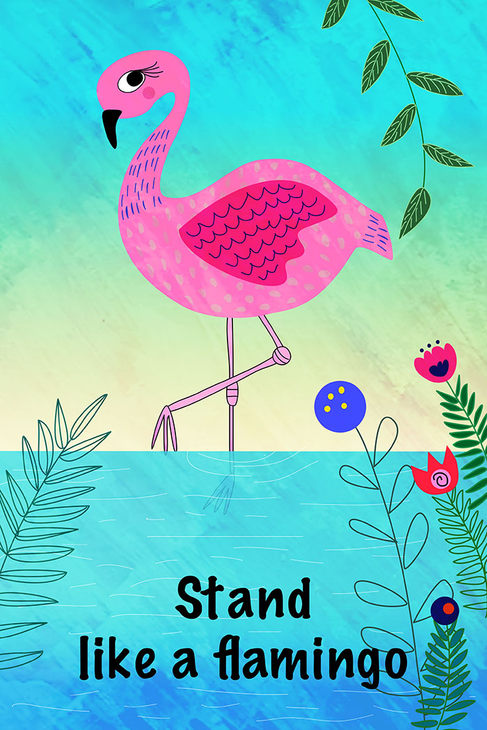 flamingo card
